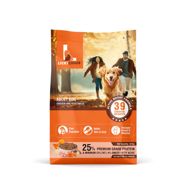 LICKICIOUS Adult Dry Dog Food