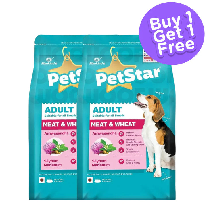 Mankind PetStar Adult Food-Meat and Wheat