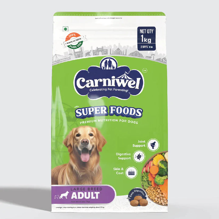 Carniwel with Veg Superfoods, Dry Dog Food for Large Dog, Adult