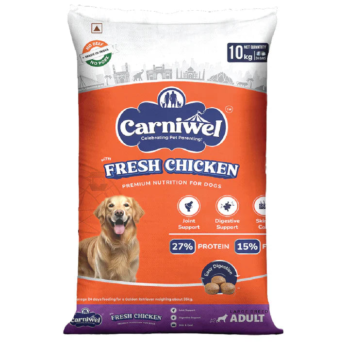 Carniwel with Fresh Chicken, Dry Dog Food for Large Dog, Adult