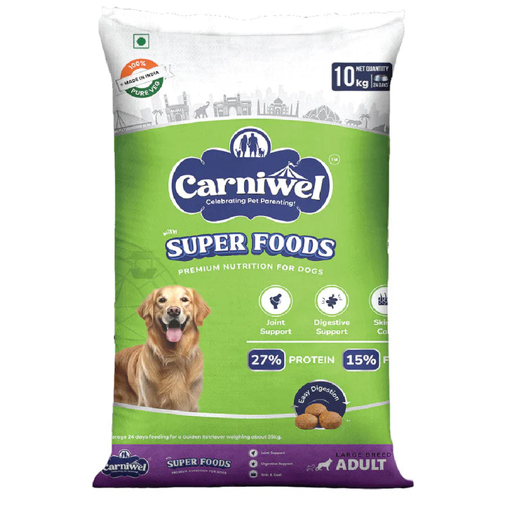 Carniwel with Veg Superfoods, Dry Dog Food for Large Dog, Adult