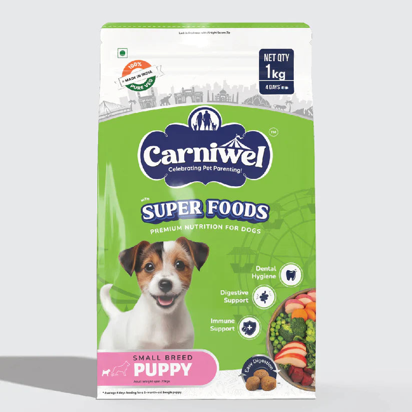 Carniwel with Veg Superfoods, Dry Dog Food for Small Dog, Puppy