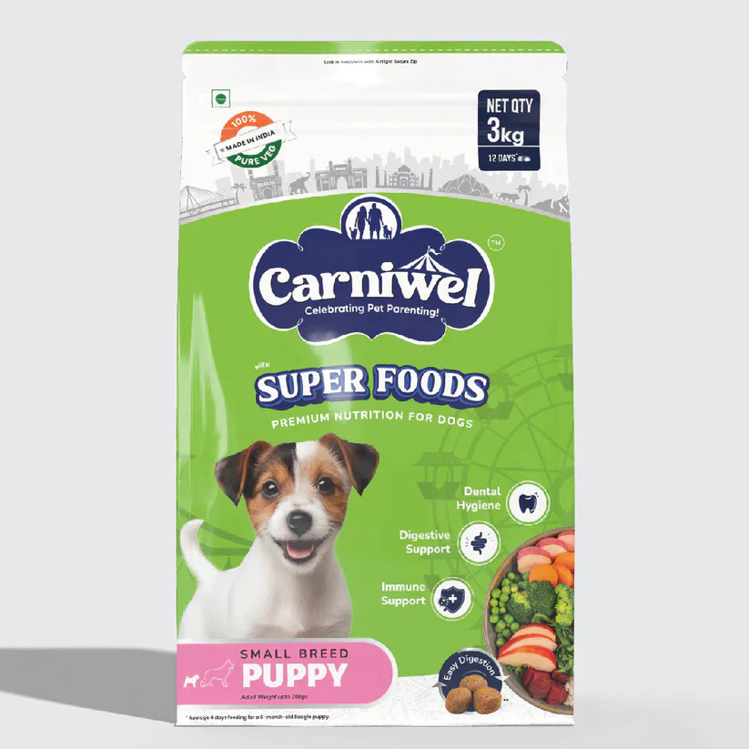 Carniwel with Veg Superfoods, Dry Dog Food for Small Dog, Puppy