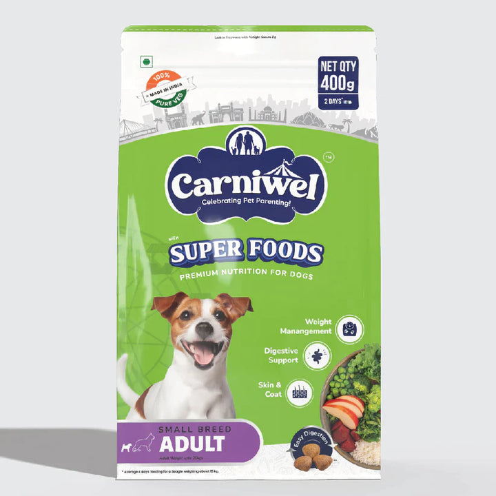 Carniwel with Veg Superfoods, Dry Dog Food for Small Dog, Adult