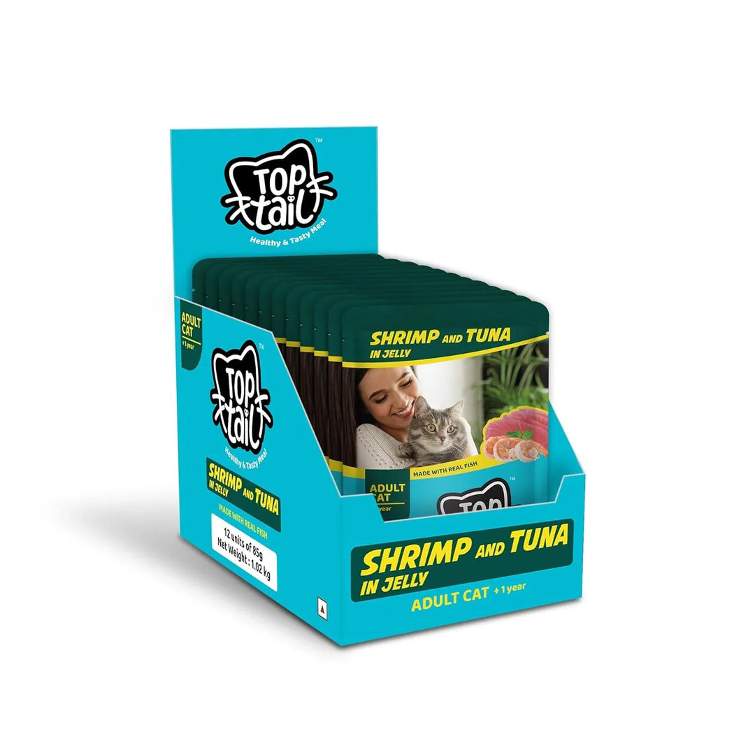 Top Tail Tuna & Real Chicken in Jelly Adult Cat (Above 12 Months) Wet Food