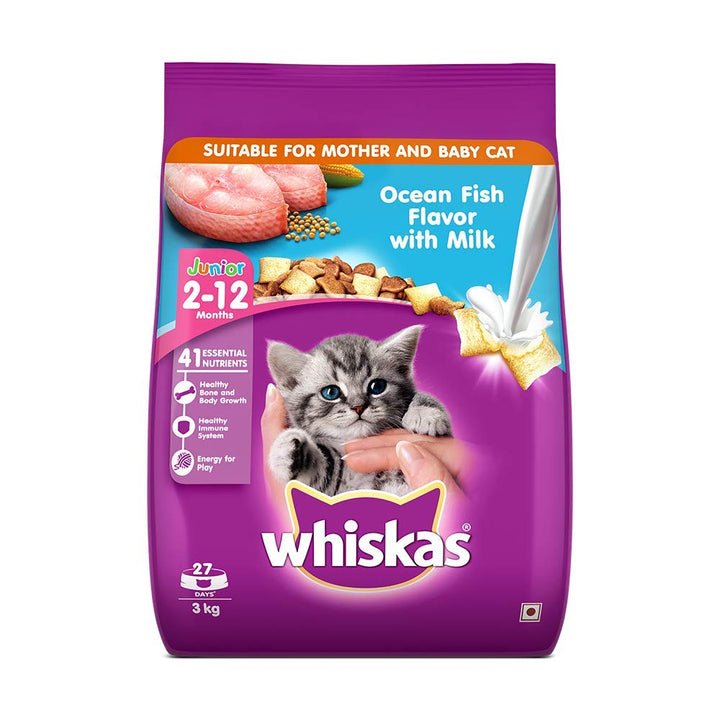 Whiskas Junior Ocean Fish with Milk