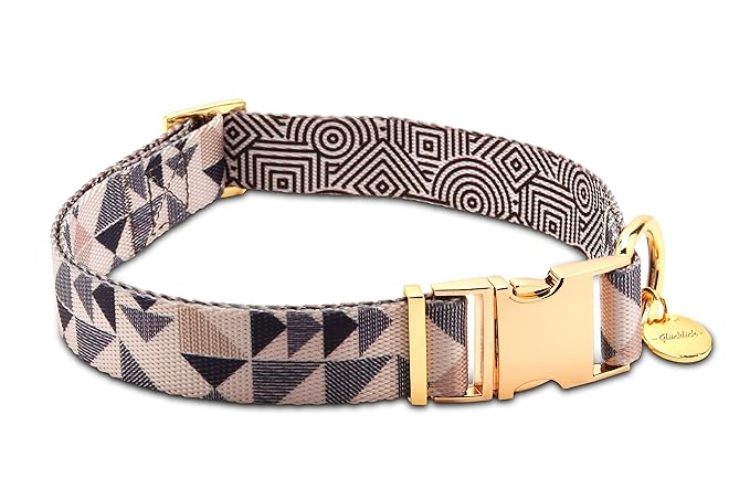 Glucklich  Printed  Collar with Gold Coated (Ohio)