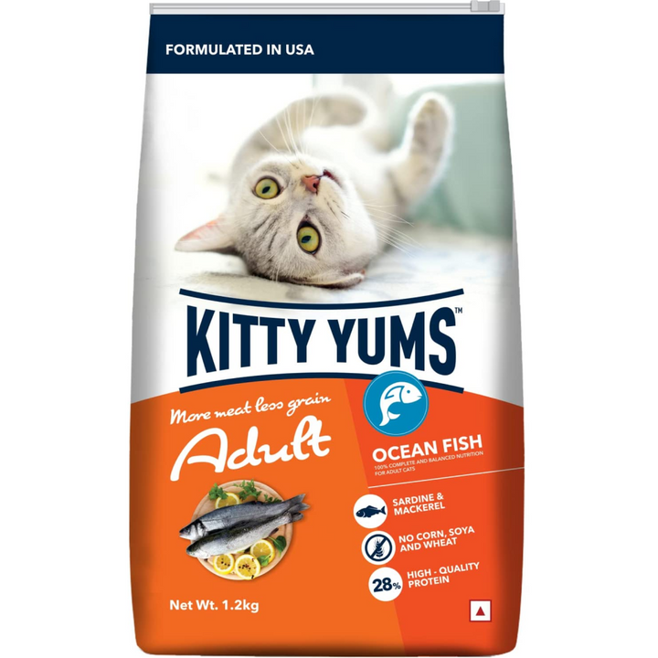 Kitty Yums Ocean Fish Adult (1+ years) Cat Dry Food